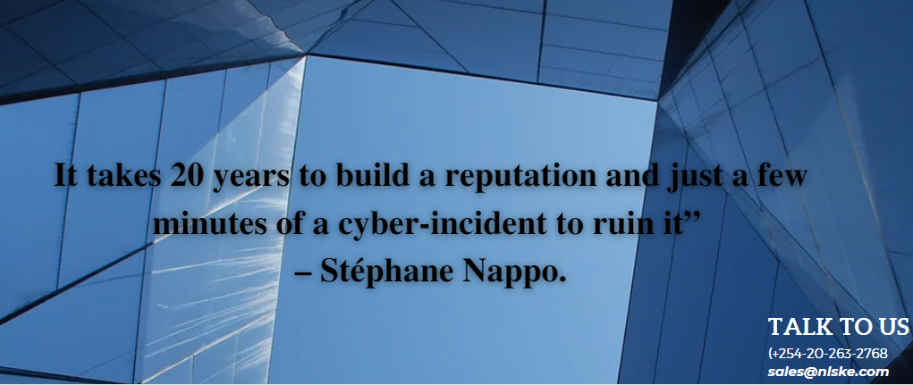 scr="https://www.canva.com/websites/templates/" alt="blue white color blocks, a cybersecurity quote by stephano Nappo, NLS TECH Solutions contacts" tittle="cybersecurity in digital banking"